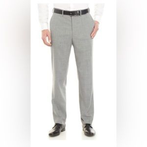 Men’s Dress Pants Saddlebred Traveler Comfort Flex Grey 34x32 NEW NWT